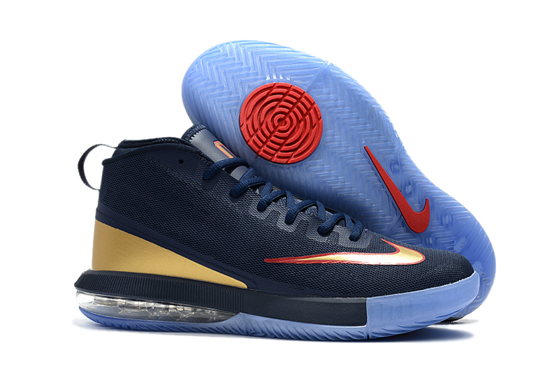 2018 Nike Air Max Dominate EP Blue Gold Shoes